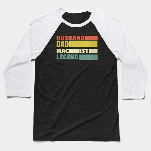 machinist Baseball T-Shirt by dishcubung